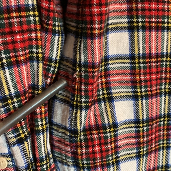 J Crew women’s plaid Snowy Stewart Tartan Flannel Size OO extra small - Picture 15 of 15